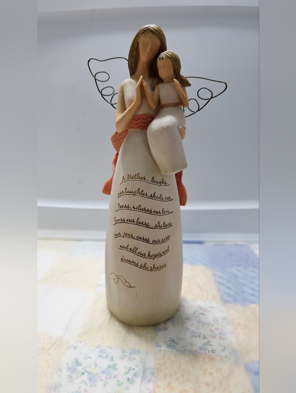 Mother and Child Angel Figurine Seagull Studios 2007